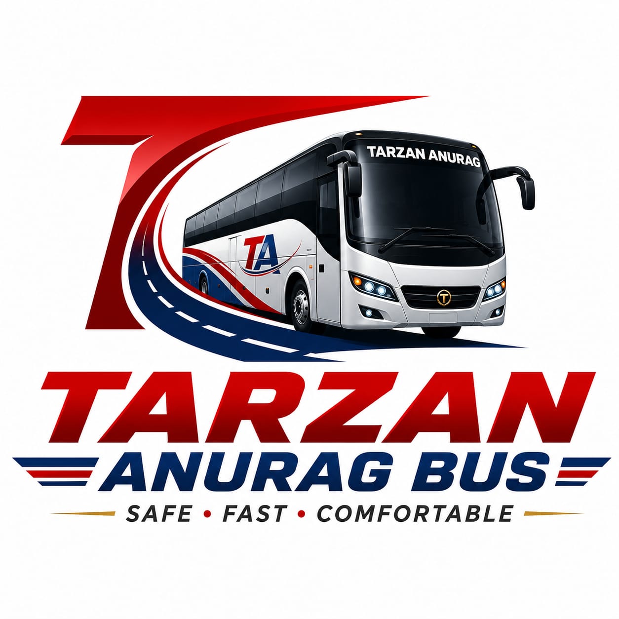 Tarzan Anurag Bus logo